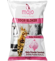 TİNEKE Majo Bebek Pudra Kokulu Doğal Kedi Kumu Koku Giderici Temizleyici
