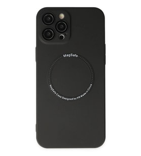 Durukar® iPhone 12 Pro Kılıf Jack Magneticsafe Lens Silikon - Siyah
