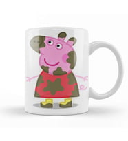 Peppa Pig Tv Kupa Bardak Porselen