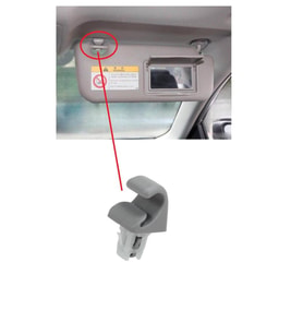 Klips Güneşlik Tutucu Mandal Toyota Corolla 2002-2018--Auris 2007-2017--Yaris 2006-2012