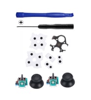 PS5 Versiyon 2 Analog Motor Topuz İç Lastik Tornavida Ayırıcı Tamir Seti Playstation 5 Kol Tamiri (Mavi)