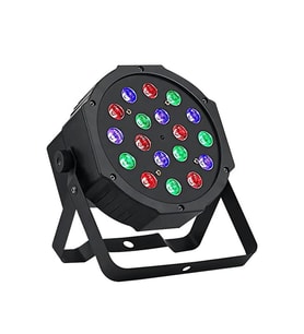Ayt Aolait AL318P 1 Watt 18 Led Par Sahne Işığı Rgb Renkli Led Sahne Disko Işığı 220V 18x17.5x10cm