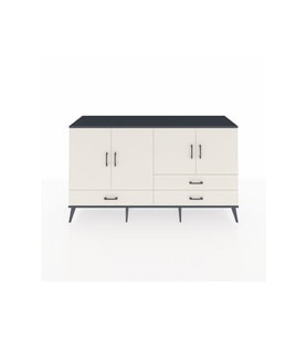 Hyperion Konsol 5 Raflı 3 Çekmeceli 4 Kapaklı 176x44x99 Antrasit-Aytaşı