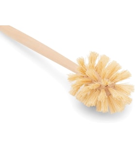 Tilki 48742 8.5"Doğal At Eşarka Şişe Fırçası, Ahşap