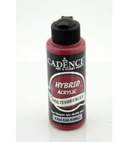 Cadence Hybrid Multisurface Akrilik Boya 120 ml. H-054 KAN KIRMIZI 