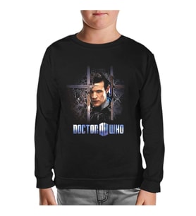 Doctor Who Siyah Çocuk Sweatshirt