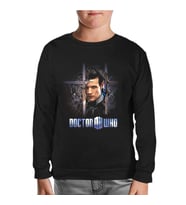 Doctor Who Siyah Çocuk Sweatshirt