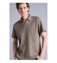 Defacto Regular Fit Haki Erkek Polo Yaka T-shirt F9862AX/KH500