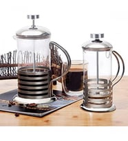 PASLANMAZ ÇELİK GÖVDELİ FRENCH PRESS KAHVE VE ÇAY DEMLEME APARATI