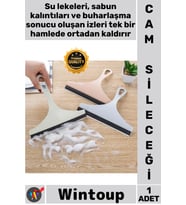 #Silecek Pratik Ergonomik Leke Karşıtı Esnek Dayanıklı Çok Amaçlı Banyo Cam Ayna Temizlik Sileceği