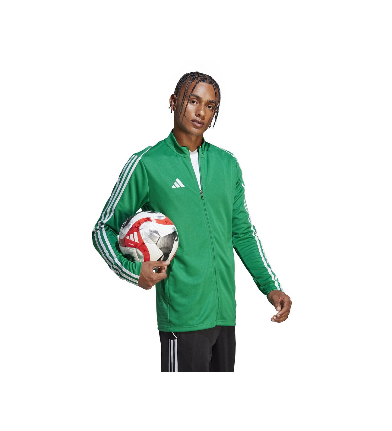 adidas Tiro23 L Tr Jkt Erkek Futbol Antrenman Ceketi IC7875 Yeşil