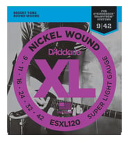 Daddario Esxl120 Elektro Gitar Tel Seti, Xl, 09-42, Super Light, Double Ball