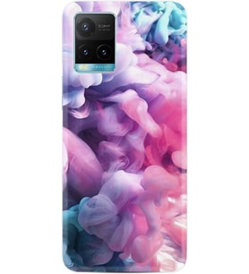 Vivo Y11S Y21S Y20 Y20S Y70 Kılıf Desemli Silikon Pink Cloud 1305