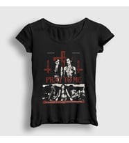 Presmono Kadın Siyah Pray To Me Palaye Royale T-Shirt 529330tt