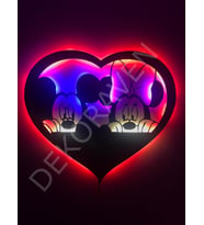 Mickey Mause Led Işıklı Tablo
