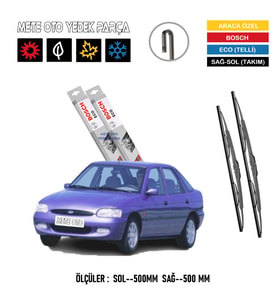 Ford Escort Ön Silecek Süpürge Takımı Demir Sağ-Sol Bosch Eco (1991--2001)