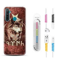Realme 5i 5 Pro 6i 7 Pro 8 Kılıf Kablo Koruma Spiral Silikon Göktürk 3 1412