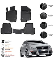 Vw Passat B6 2010 3D Havuzlu Paspas OTL