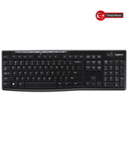 Logıtech K270, Siyah, 920-003761, Kablosuz, Türkçe Q, Multimedya Klavye