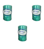 Favori İp 5000 Denye -0.8 Mm- Ambalaj ve Paket İpi Naylon Burgulu Örgü Çamaşır İpi - Yeşil - 3 Adet