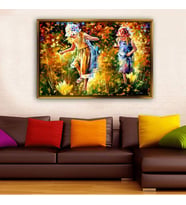 Altın Çerçeveli dekoratif tablo l2070 (Gold)