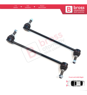 Nissan Qashqai J11 Juke F15 NV200 Pulsar Renault Kadjar 546183NF0A için 2 Adet Ön Aks Z Rot