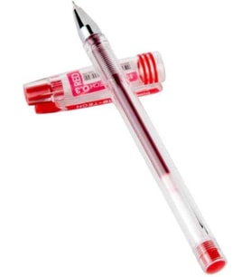 Finetech Jel İğne Uçlu Kalem 0.3 mm, Kırmızı