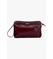 SOSELA 67-6012 Kadın Parlak Bordo Portföy Çanta