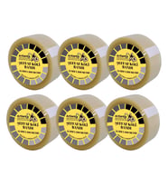 Koli Bandı Şeffaf 45x100 6 Lı 1 Paket Artlantis Koli Bantı 45*100 Ambalajlama Bandı Şeffaf Ekstra Yapıştırma Kaliteli 6 Lı (Renksiz)