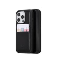 Bouletta Apple iPhone 15 Pro Uyumlu Deri Arka Kapak FXCP RST1 (Siyah)