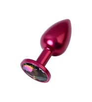 Metal Rainbow Taşlı Kırmızı  Plug Küçük Boy