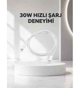 Yüksek Saflıkta Bakır Çekirdekli 30W Hızlı Şarj Kablosu