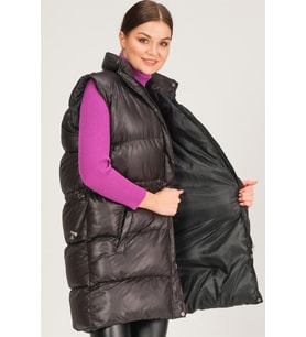 Z6732 DEWBERRY HK STYLE BAYAN YELEK-SİYAH