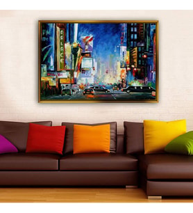 Altın Çerçeveli dekoratif tablo a2085 (Gold)