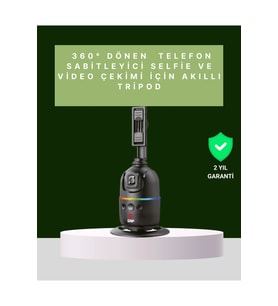 Yüz Takipli 360° Akıllı Gimbal, Telefon ve Aksiyon Kamera ile Uyumludur