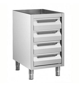 Electrolux Professional Alt Dolap, Üst Tablasız, 4 Çekmeceli - 500 Mm RAU5004DW