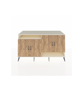Kronos Konsol 6 Raflı 4 Kapaklı 176x59x99 Aytaşı-Çam/Aytaşı