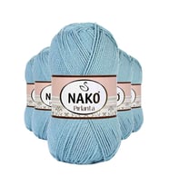 5 Adet Pırlanta Amigurumi El Örgü İpi Yünü Azur 10482