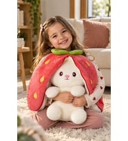 Pababo 80 cm Pelüş Çilek Tavşan
