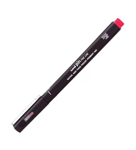 UNİ 200 PİN ÇİZİM KALEMİ 0.1mm KIRMIZI