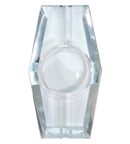 PremiumQuality Şeffaf Kristal İkili Puro Küllüğü - TR9745