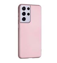 Samsung Galaxy S21 Ultra Premium Silikon Kılıf Rose