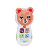 Cep Telefon Sevimli Telefon Işıklı Sesli Kahverengi