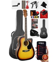 Maxword MCG-650SB Yüksek Kaliteli Ağaç Akustik Gitar Full Set