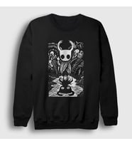 Presmono Unisex Siyah Shadow Oyun Hollow Knight Sweatshirt 493411tt
