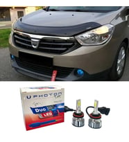 Dacia Lodgy Sis Far Ampulü H11 Duo Yeni Seri Beyaz