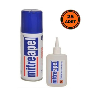 25 Adet Apel Hızlı Yapıştırıcı 100 gr + 400 ml