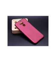 General Mobile 8 Uyumlu Kılıf Zore Premier Silikon Kapak (Mürdüm)