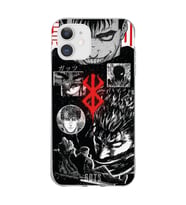 Iphone 11 Uyumlu Berserk Anime Tasarımlı Şeffaf Telefon Kılıfı