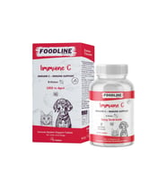 Foodline Immune +C 75 Tablet  Kedi ve Köpekler için Bağışıklık Sistemini Destekleyici